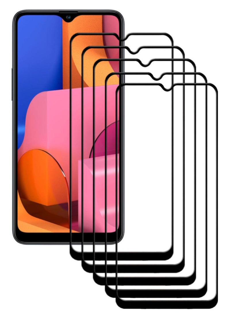 ACLIX 5 Pieces Antistatic ESD Dustproof Premium Quality High Definition Tempered Glass Screen Protector Designed For Samsung Galaxy A20s - Image 1