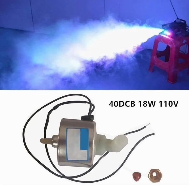 klarako Fog Smoke Oil Pump 40DCB 18W Volume Adjustable Low Noise Fog Smoke Machine Oil Pump 110‑120V for Fog Machine or Smoke Machine - Image 2