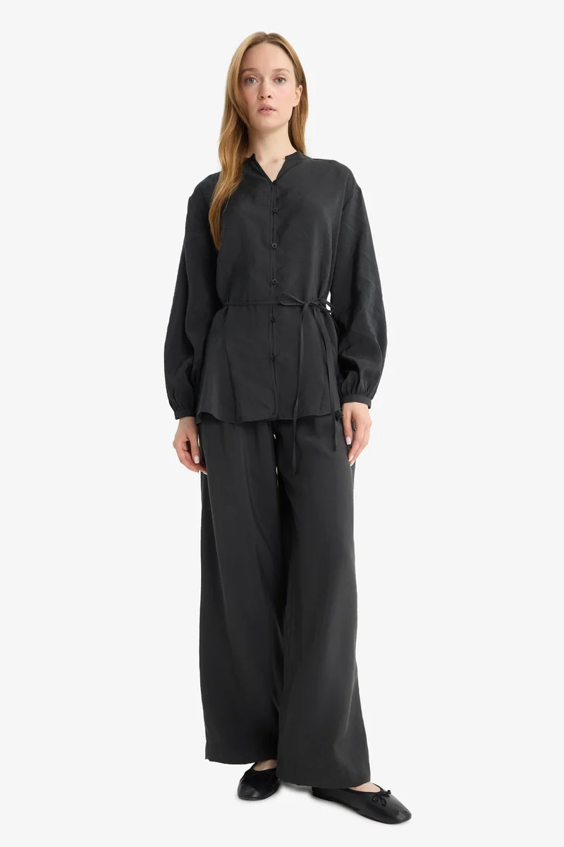 Defacto Wide Leg Modal Trousers