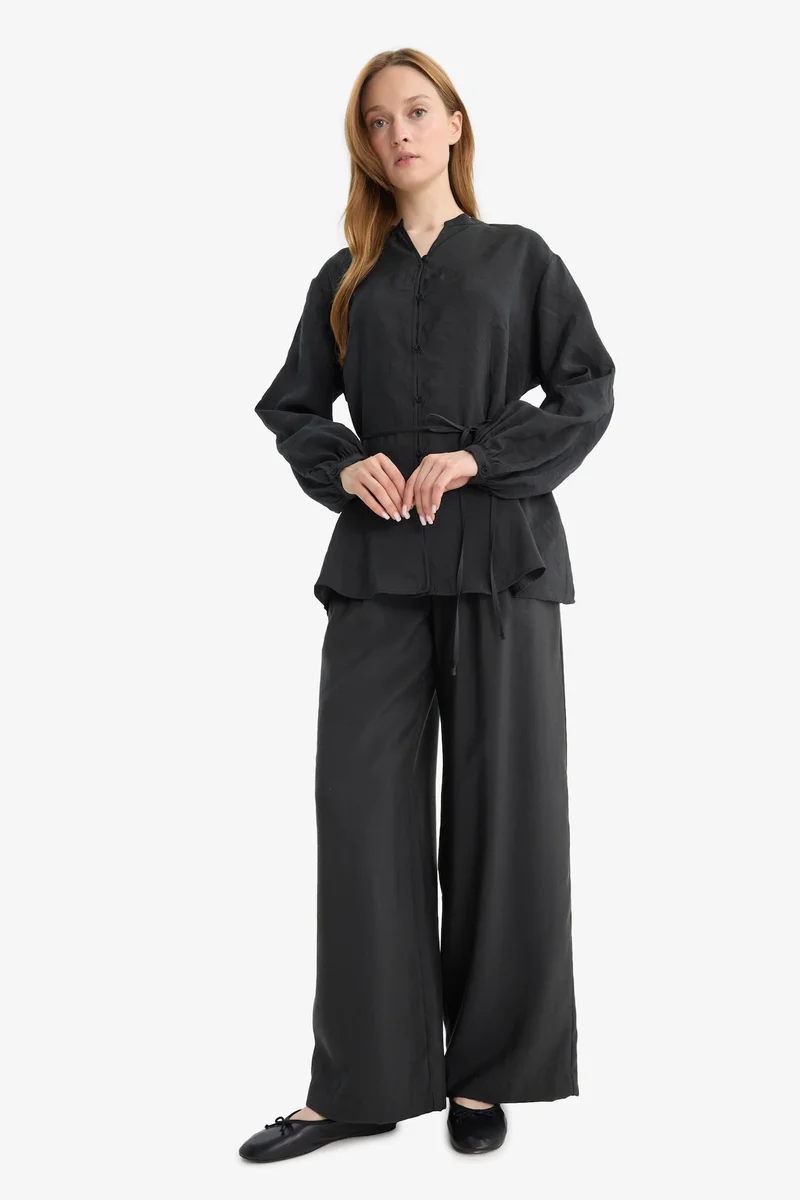 Defacto Wide Leg Modal Trousers