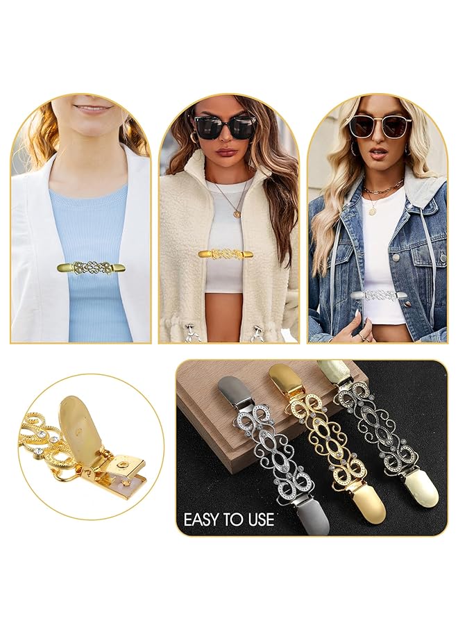 Oasisgalore Pcs Dress Clips Dress Cinch Clips Waist Cincher Clip Shirt Clips For Women Clothing Shawl Clips - Image 2