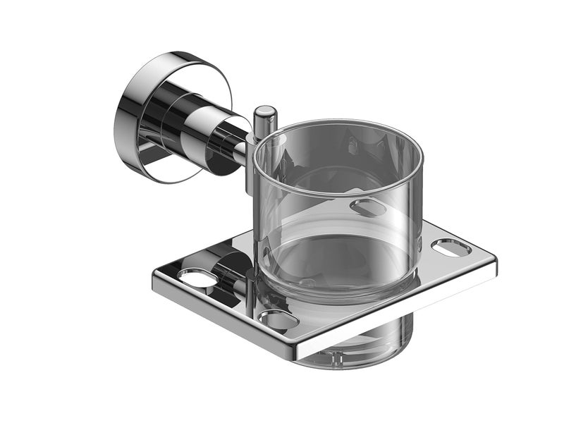 Amity Sogo Bath Fittings | Bathroom Accessories Set (Pack of 5, Robe Hook, Soap Dish, Tumbler Holder, Napkin Hanger, Towel Rod), Wall Mounted set for Bathroom, Stainless Steel with Chrome Finish - Image 3