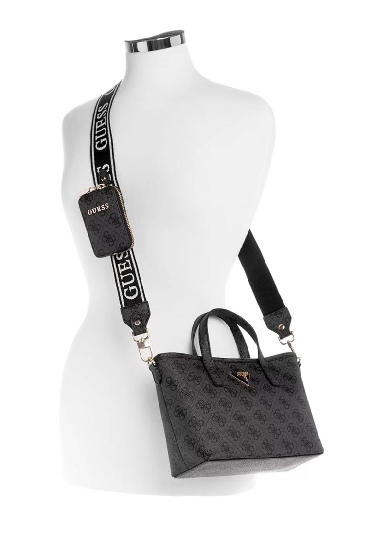 GUESS - Eco Brenton Girlfriend Satchel Bag - Image 1
