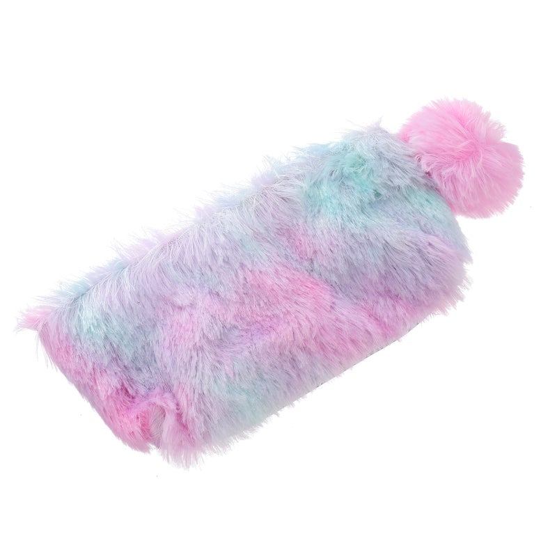 1 Pc Adorable Pencil Case Student Plush Case Bag Students Stationery Bag - Image 1