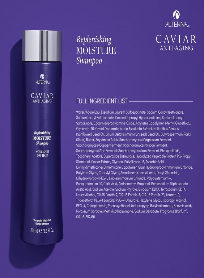Alterna Caviar Anti-Aging Replenishing Moisture Shampoo/ Conditioner, 8.5 fl. oz. - Image 3