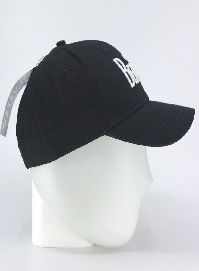The Beatles Classic Adjustable Baseball Cap Drop T Logo Sgt Pepper Drum Abbey Road (Drop T Black) - Image 3