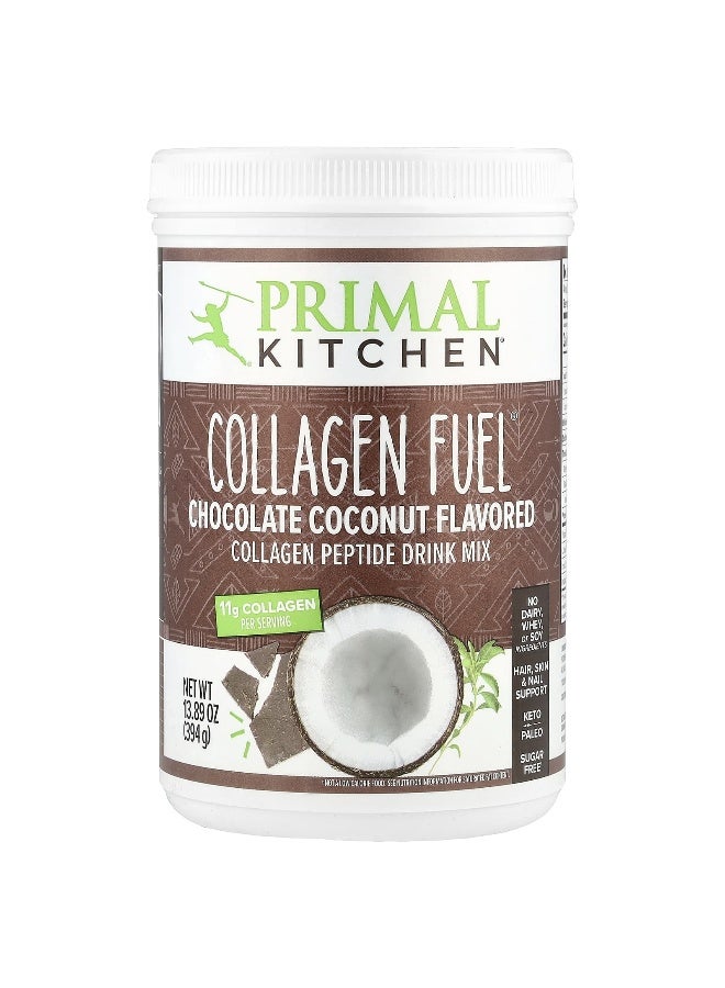 Primal Kitchen, Collagen Fuel®, Chocolate Coconut, 13.89 oz (394 g) (Packaging may vary) - Image 1