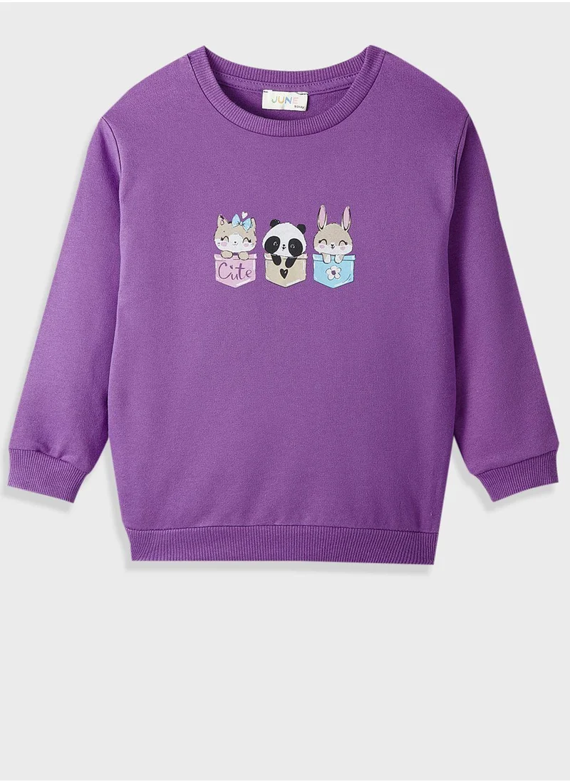 JUNE Kids Sweatshirt