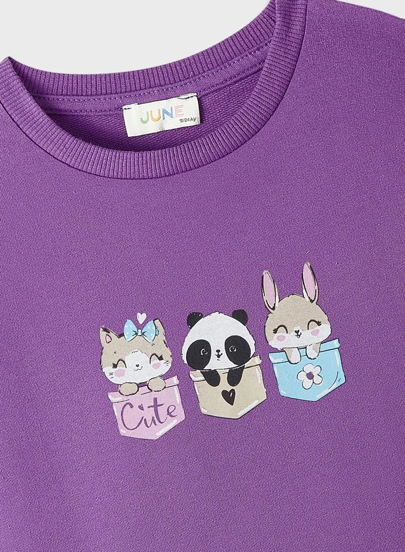 JUNE Kids Sweatshirt