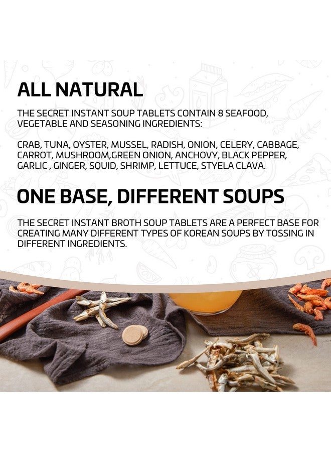 SOUND OF SEOUL 30 tablets - Seoul soup secrets - Instant Korean soup tablet, seafood vegetable stock broth, all natural ingredients, made in Korea - Image 4