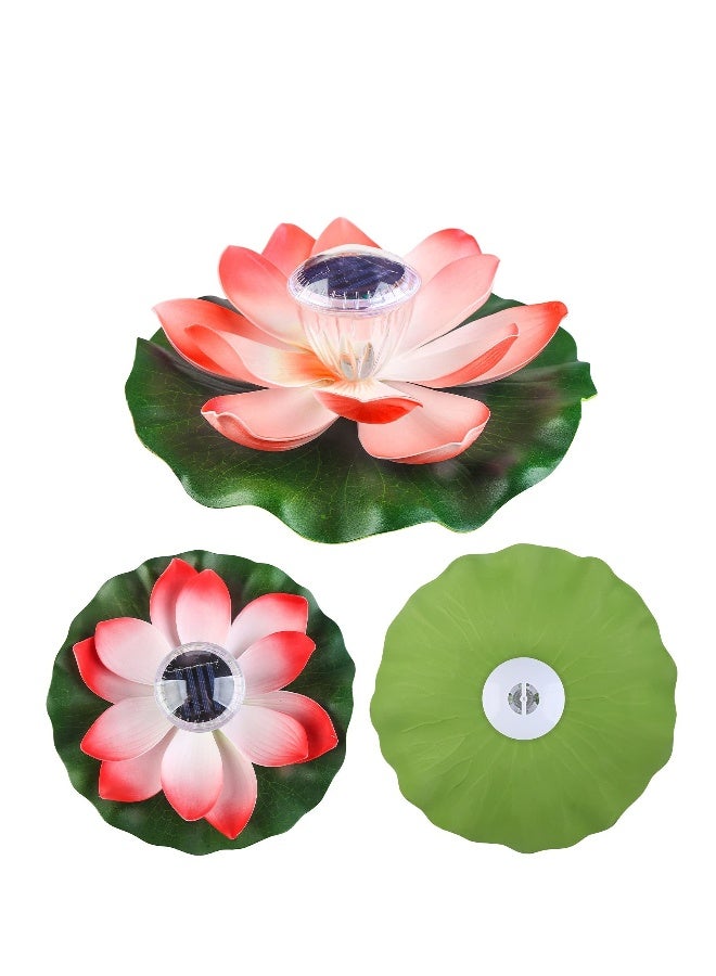 Solar Outdoor Lights, Solar Lotus Flowers Lights, LED Garden Lights, Floating Pool Lights, Lotus Flower Decoration  - Image 2