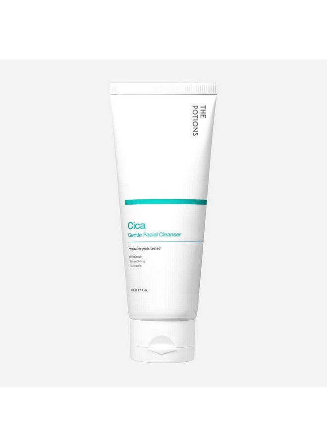 THE POTIONS Cica Acne Gentle Facial Cleanser For Acne Prone Skin Sensitive Skin 3.7 Fl. Oz Product Of Korea - Image 1