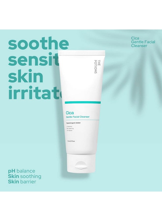 THE POTIONS Cica Acne Gentle Facial Cleanser For Acne Prone Skin Sensitive Skin 3.7 Fl. Oz Product Of Korea - Image 3