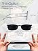 ThinOptics Reading Sunglasses Glasses RectangularBlack 60mm 25 - Image 4