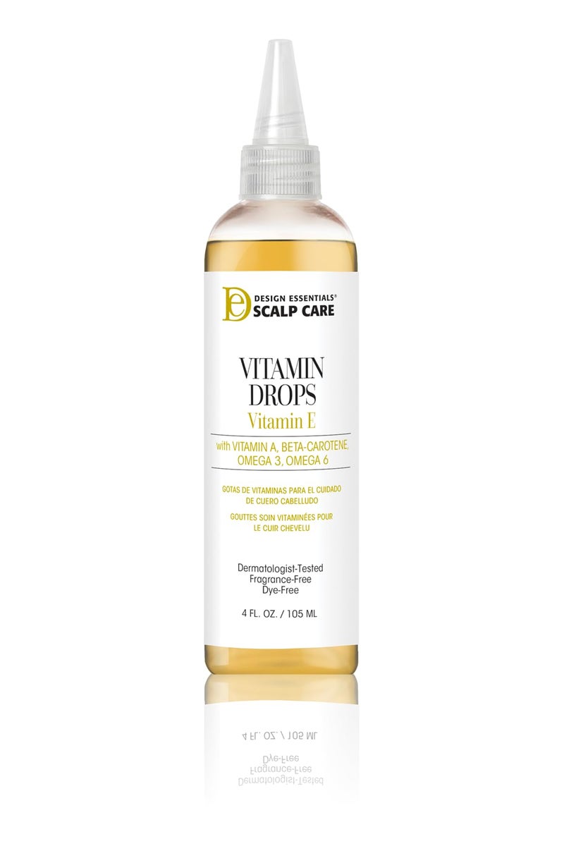 Design Essentials Scalp and Skin Vitamin Drops, Unscented, 4 Ounces - Image 1