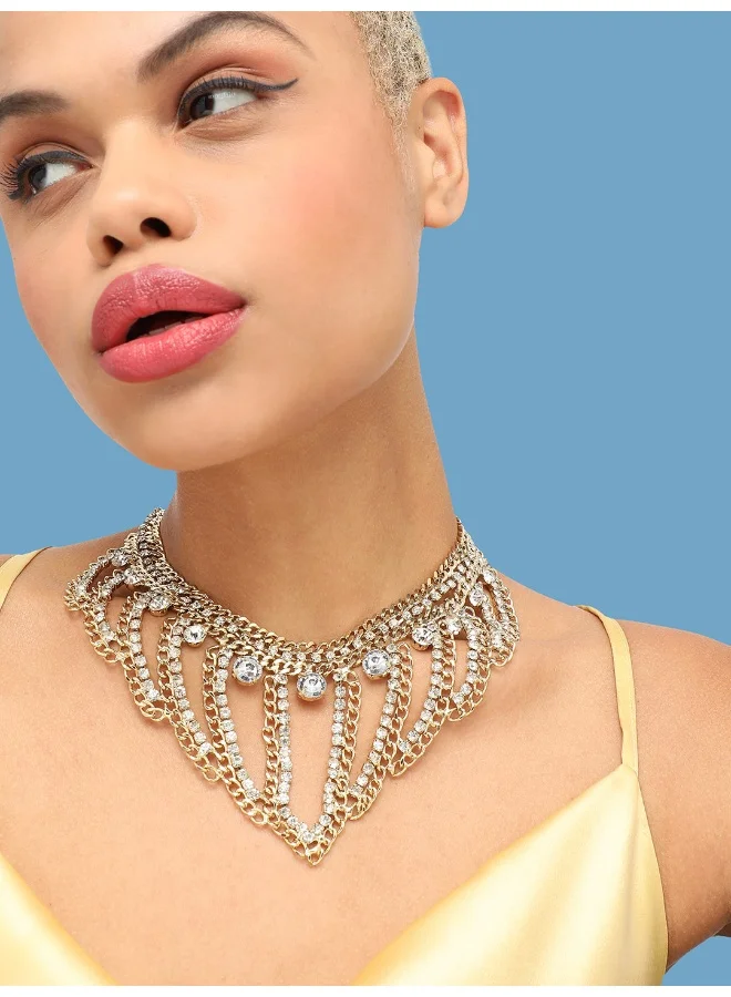 SOHI Party Statement Artificial Necklace Jewellery