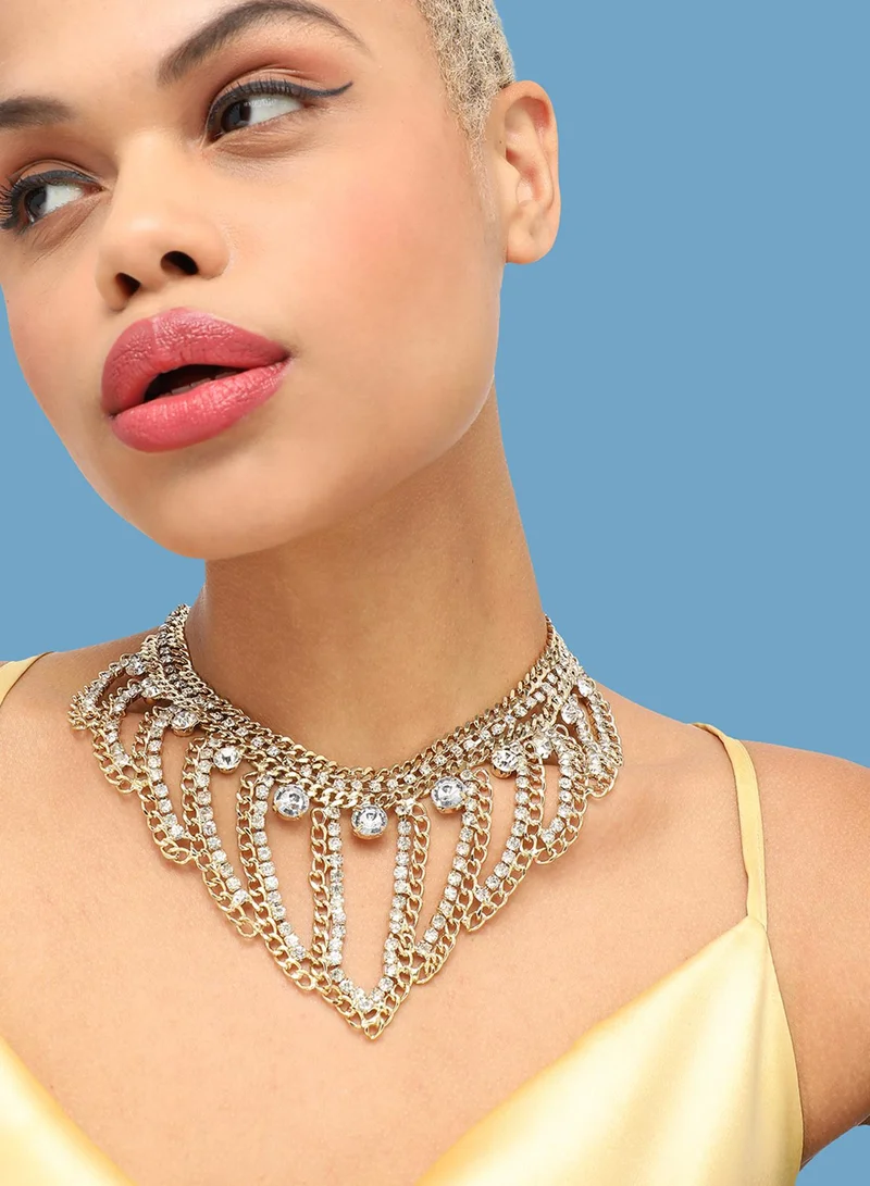 SOHI Party Statement Artificial Necklace Jewellery