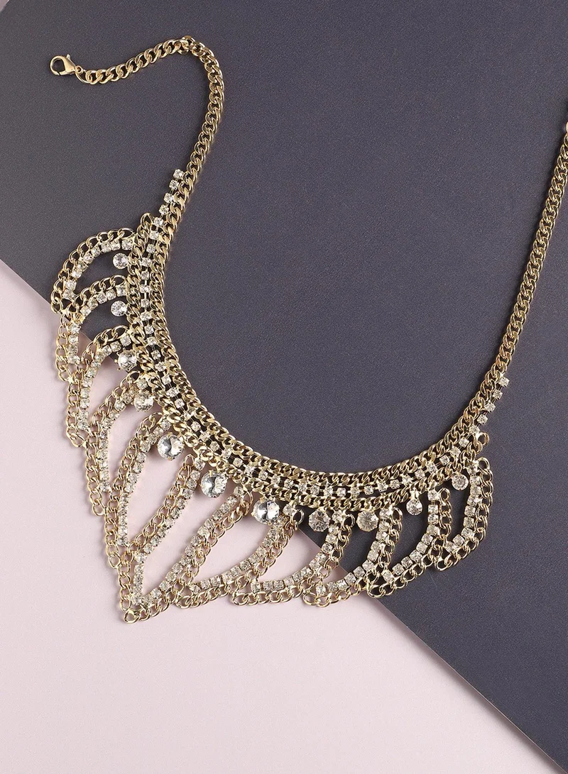 SOHI Party Statement Artificial Necklace Jewellery