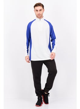 Greg Norman Men Sportswear Fit Long Sleeve Training T-Shirt, White  - Image 3