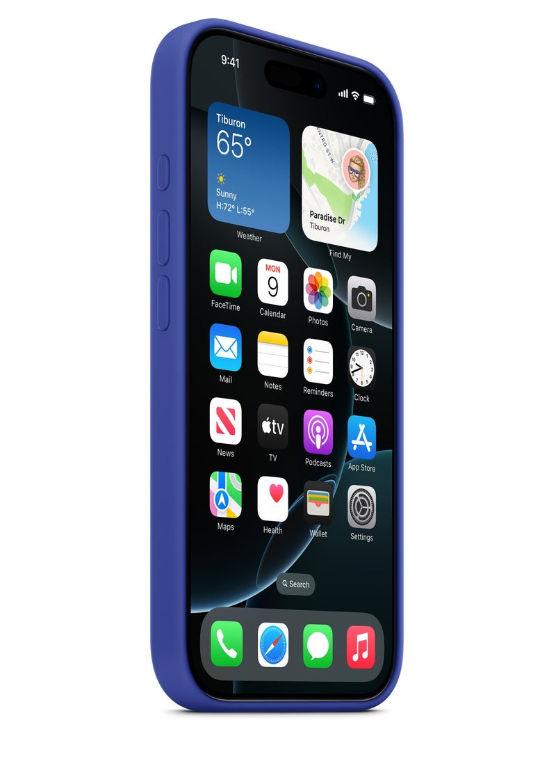 Techie Apple iPhone 16 Pro Silicone Case with MagSafe – Ultramarine - Image 3