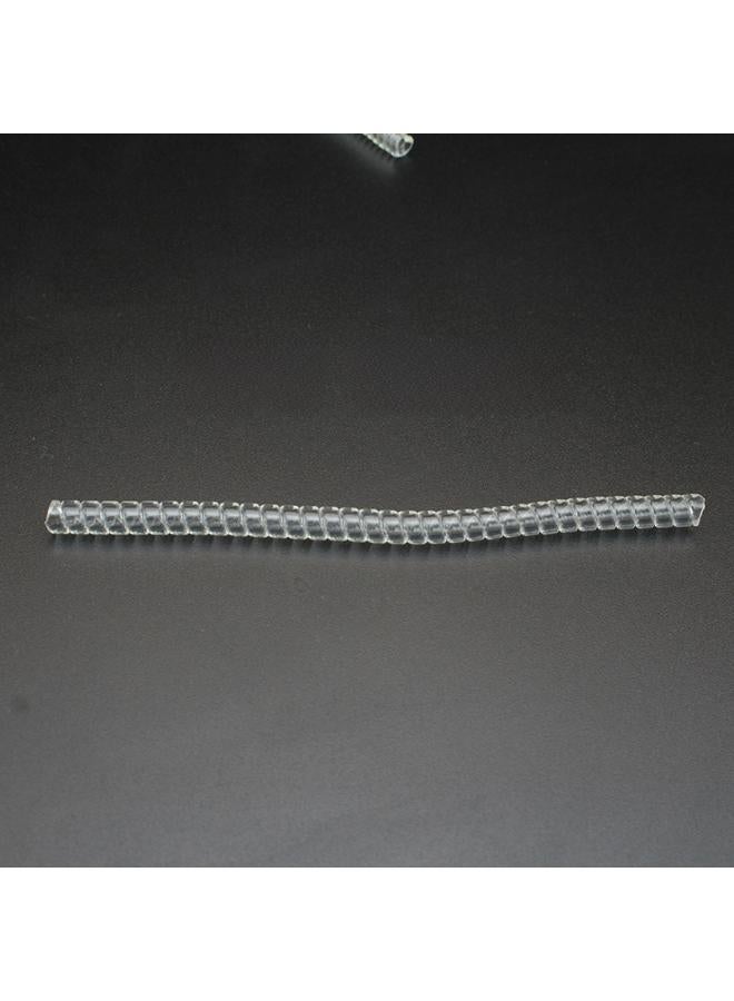 Gold Ring Regulator Transparent Invisible Spring Wire Ring Size Adjustable Plastic Telephone Line Regulator 