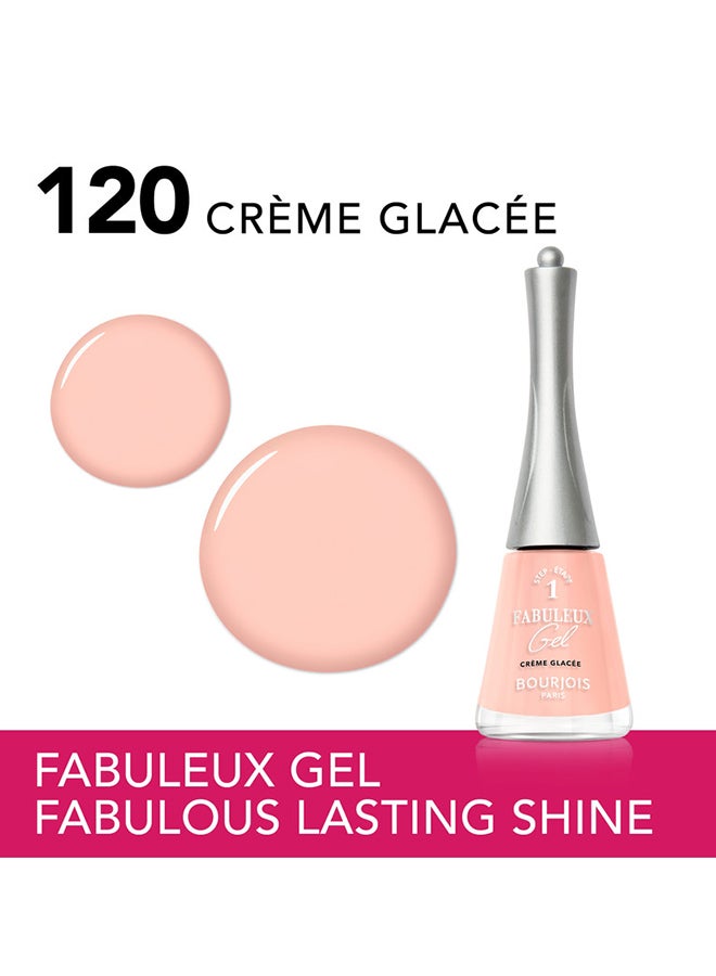 BOURJOIS PARIS Fabuleux Gel Nail Polish - 120 - Crème Glacée 9Ml  - Image 2