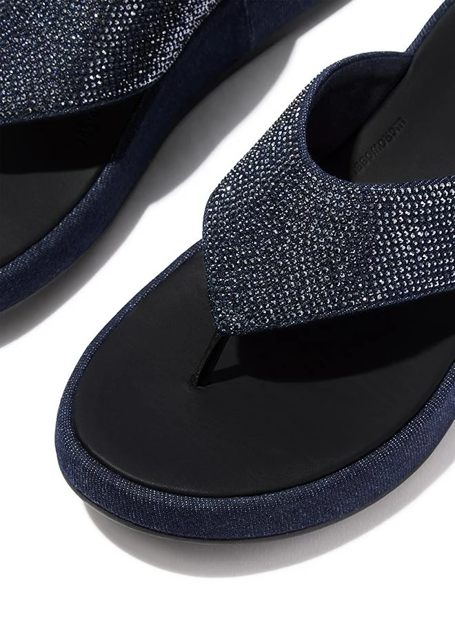 Fitflop F-MODE TOE POST - DENIM AND HOTFIX