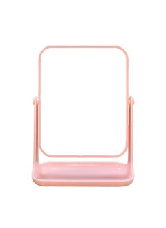 Temperia Magnifying Table Makeup Mirror with Stand - Small Vanity Concave Portable Foldable Travel Zoom Mirror for Face, Make Up, Desk, Shaving, Hostel - Premium, Ergonomic Design Mix Colour (MN06)