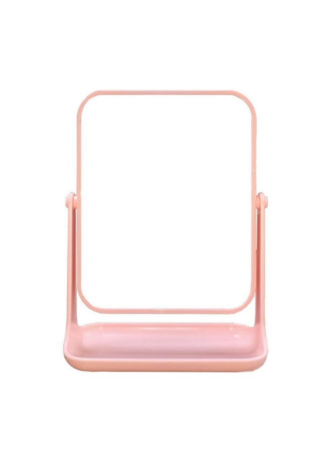 Temperia - Temperia Magnifying Table Makeup Mirror with Stand - Small Vanity Concave Portable Foldable Travel Zoom Mirror for Face, Make Up, Desk, Shaving, Hostel - Premium, Ergonomic Design Mix Colour (MN06) - Image 1