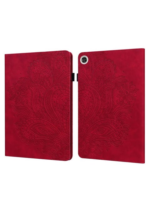 Case For Huawei Mediapad Enjoy Tablet 2 10.1 Peacock Embossed Pattern TPU + PU Horizontal Flip Leather Case with Holder & Card Slots & Wallet & Sleep / Wake-up Function