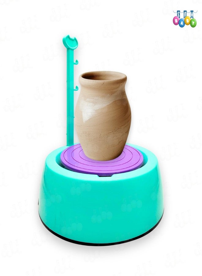 SamBaby Kids Pottery Wheel Pottery with Clay for Kids Play Game - Image 2