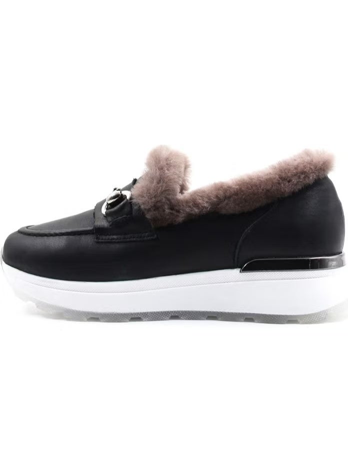 Fast Step Leather Shearling Women's Casual Shoes 757KZA24501 - Image 2