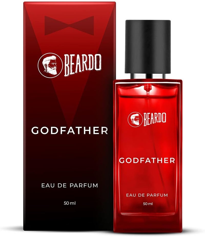 Beardo Godfather Eau de Parfum for Men, 50ml - Aromatic and Spicy Long-Lasting Fragrance for Date Night - Image 1