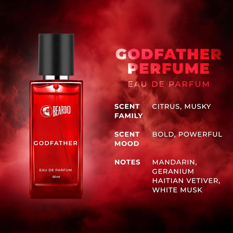 Beardo Godfather Eau de Parfum for Men, 50ml - Aromatic and Spicy Long-Lasting Fragrance for Date Night - Image 3