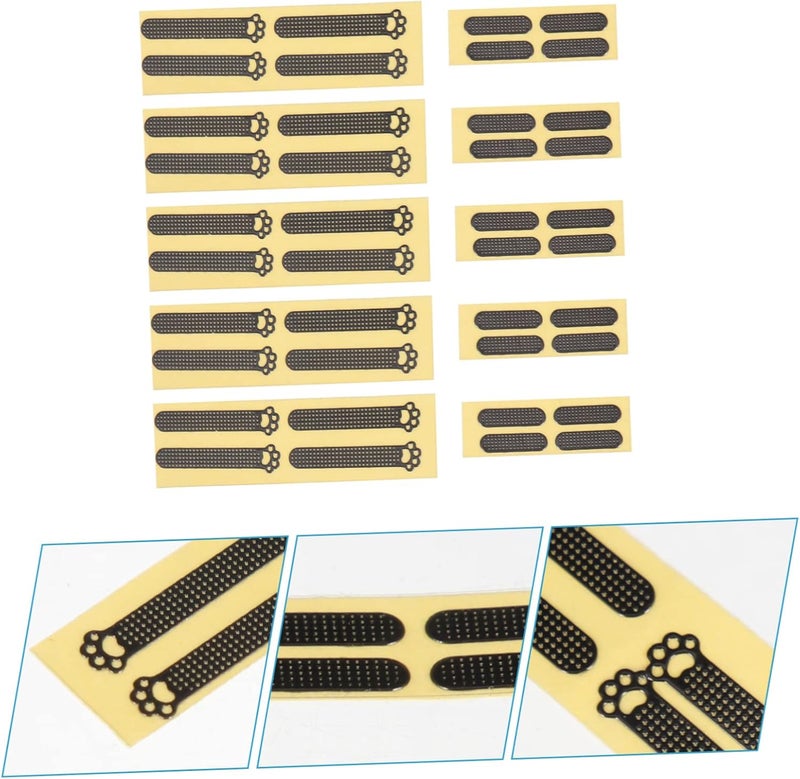 POPETPOP 40Pcs Speaker Dustproof Stickers Self-Adhesive Mesh Net Covers for 12/13 Series Easy to Install Protection for Phone Speaker Compatible Mobile Devices - Image 3