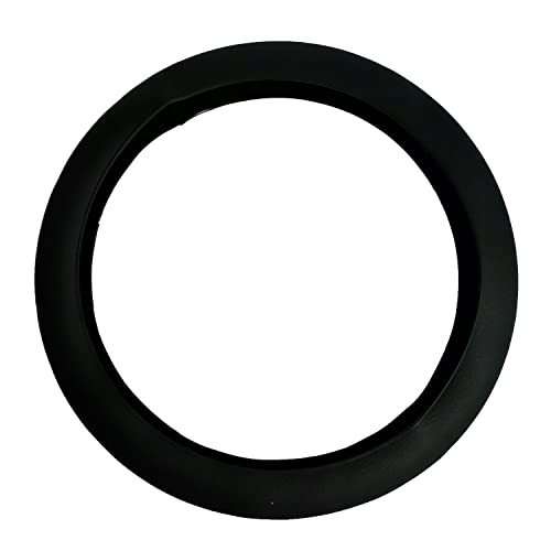 Artist Unknown SEGADEN Leather Texture Soft Silicone Car Steering Wheel Cover Universal Anti-Slip Design Protective Case SWT1200 Black - Image 2