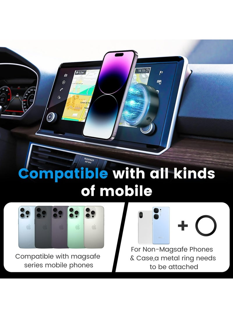 ANYOUI Car Suction Cup Phone Holder Vacuum Adsorption Phone Tablet Mount 360° Rotatable Universal Windshield Phone Holder  - Image 4