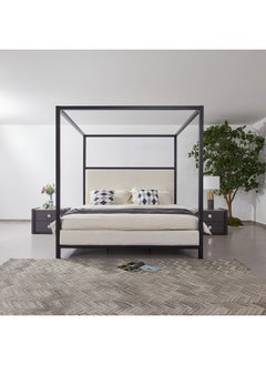 Home Box Cambridge Winchester King Poster Bed 200 x 199 x 180 cm  - Image 1