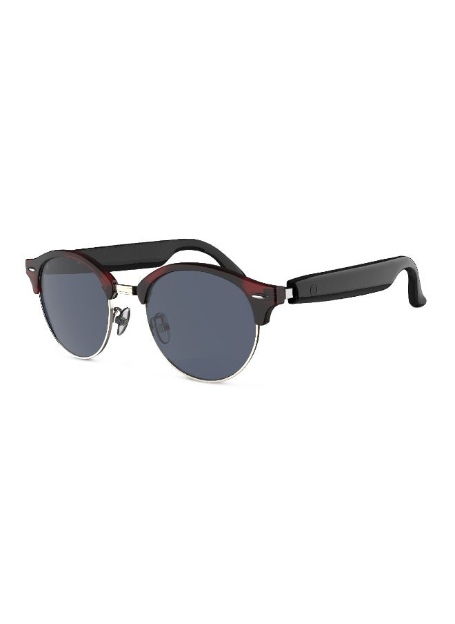 GREEN LION Urban-X Smart Eyewear with UV 400 Protection & TWS Function / 5H Playtime / ENC / Hands Free Calls / Bluetooth V5.4 / IPX4 Waterproof / Anti Blue Lens / Fashion Look / Magnetic Charging - Red  - Image 1
