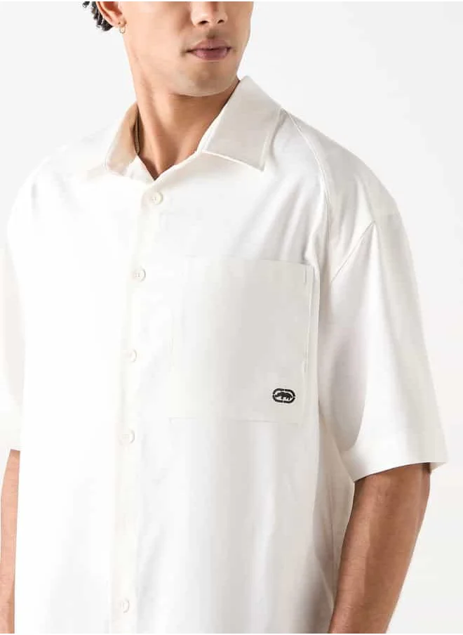 Ecko Unltd. Ecko Relaxed Fit Shirt with Pocket and Short Sleeves