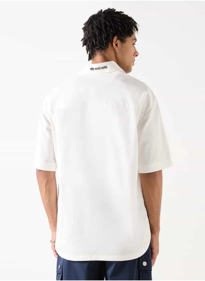 Ecko Unltd. Ecko Relaxed Fit Shirt with Pocket and Short Sleeves