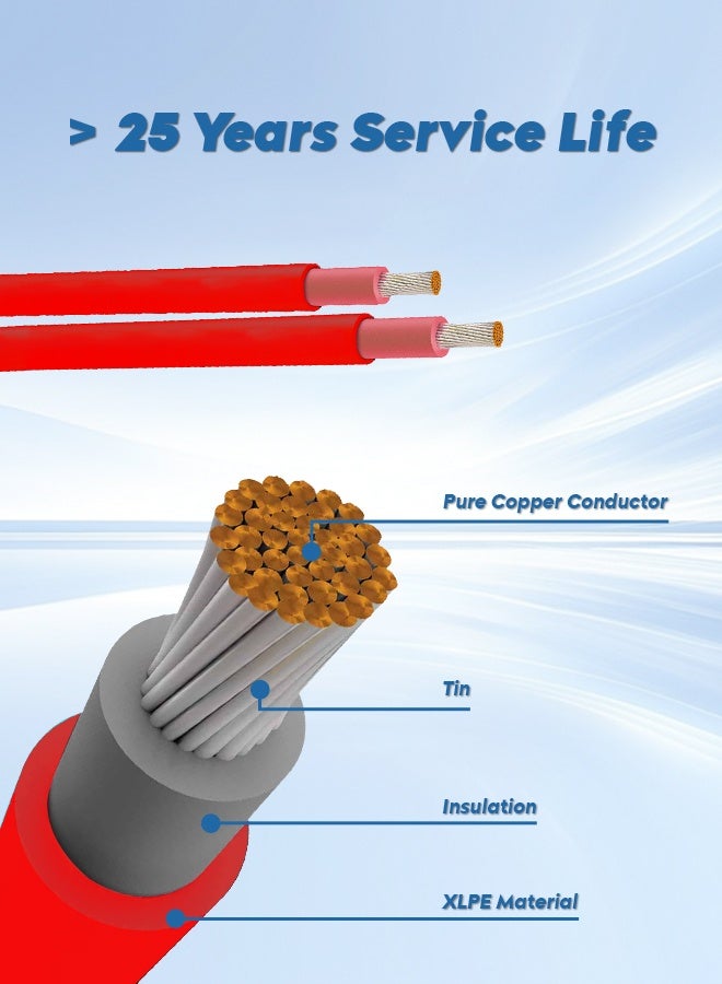 Maxima Solar Cable 16mm x 1 Core – 100 Meter Red | Heavy-Duty Copper DC Cable for Solar Panels, UV & Weather Resistant, High Efficiency Power Transmission - Image 2