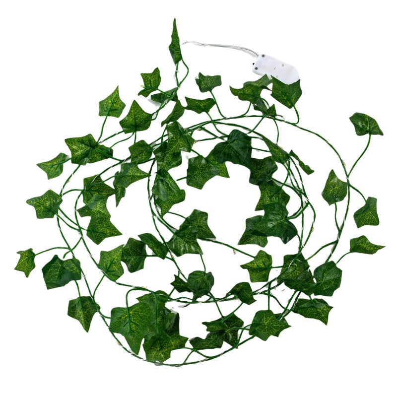 String Light 2.2m 25 Lamp Beads Constant Bright - Artificial Leaves Lifelike Design for Bedroom Dorm Holiday Party Indoor Decor Photo Prop - Image 1