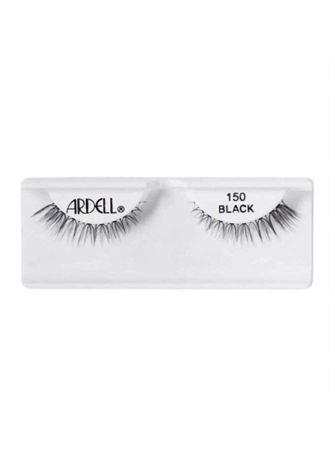 False Eyelashes Soft Touch 150 Black (4 Pack)