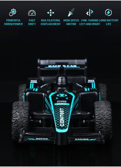 GROIC F1 Remote Control Car, Electric RC Car, Rechargeable Remote Control Stunt Car Toys, Children's Simulation Electric Racing Four-wheel Drive Racing  - Image 2