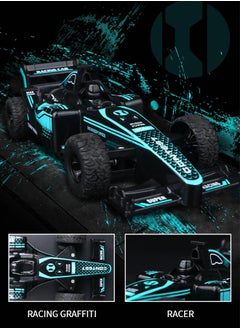 GROIC F1 Remote Control Car, Electric RC Car, Rechargeable Remote Control Stunt Car Toys, Children's Simulation Electric Racing Four-wheel Drive Racing  - Image 4