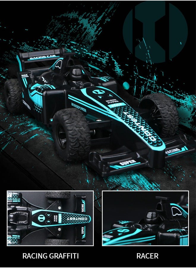 GROIC F1 Remote Control Car, Electric RC Car, Rechargeable Remote Control Stunt Car Toys, Children's Simulation Electric Racing Four-wheel Drive Racing  - Image 4