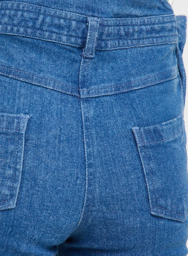 بنياتا Girls Dungarees