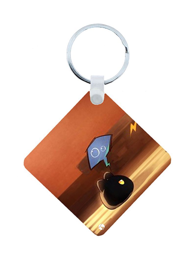Digimon Anime Wooden Keychain
