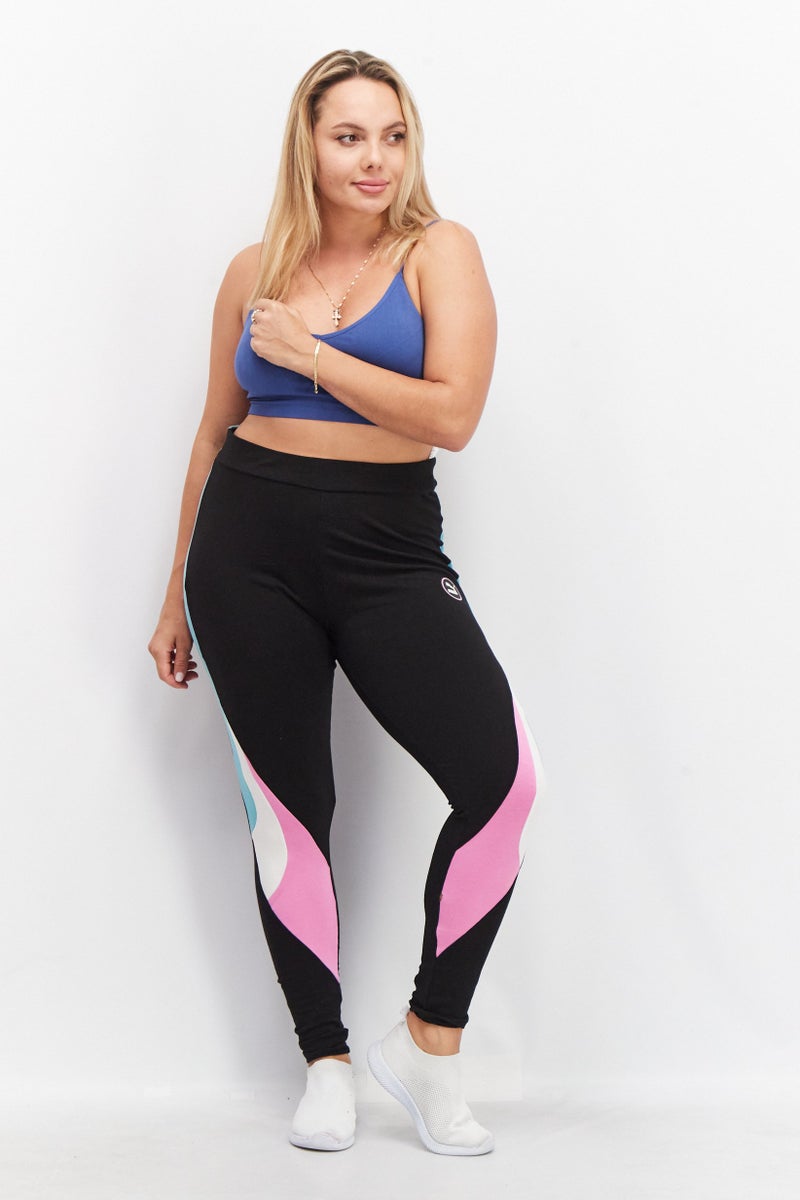 PUMA سروال ليغينغ رياضي نسائي بشعار العلامة التجارية، أسود - Image 3